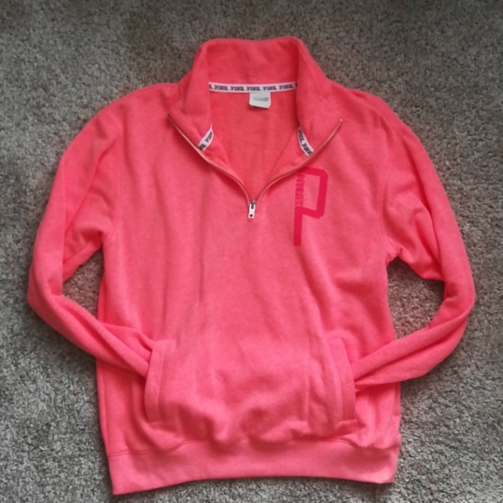 PINK Victoria's Secret Quarter Zip - Picture 1 of 5